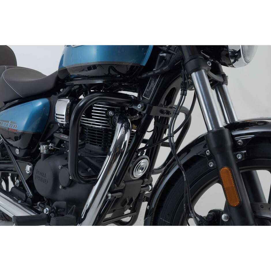 Barra di Protezione Motore Nero Sw-Motech SBL.41.983.10000/B per Royal Enfield Meteor 350 (19-22)
