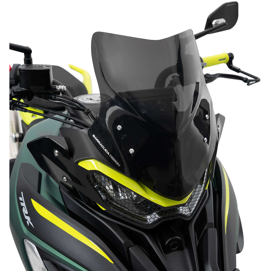 Barracuda Aerosport Dark Smoke Windshield for Benelli TRK 702