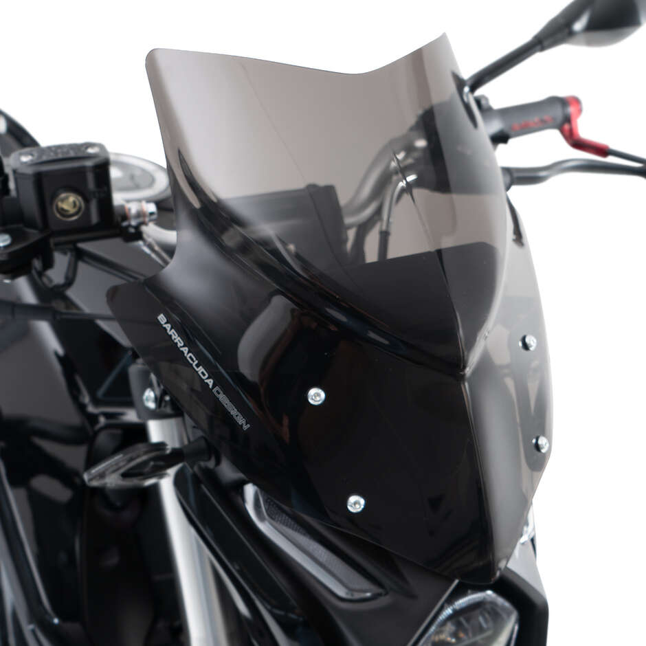 Barracuda Aerosport Dark Smoke Windshield for Voge BRIVIDO 125