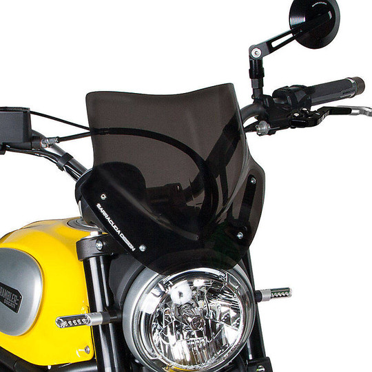 Barracuda Aerosport Motorcycle Windshield for Ducati Scrambler 2015-18