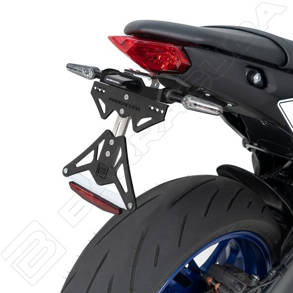 Barracuda Motorrad-Kennzeichenhalter speziell für Yamaha MT-09 (2021-22)  für Original-LED-Blinker Online-Verkauf 