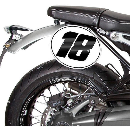 Barracuda Number Plate Kit Specific for BMW R NineT Pure - Racer - Scrambler - Urban GS