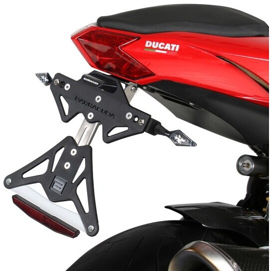 Barracuda Reclining Plate Holder Speziell für Ducati StreetFighter 1100 - 848