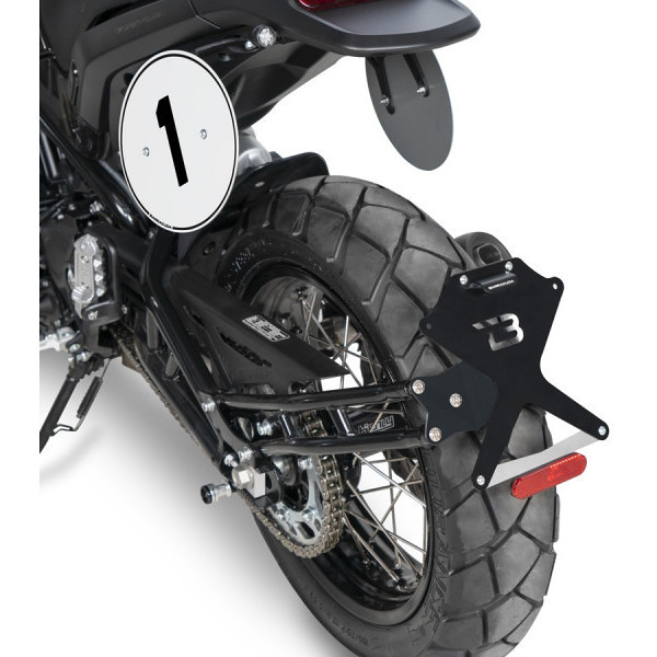 Barracuda SIDE NAKED License Plate Specific for Benelli Leoncino