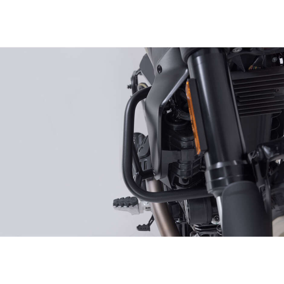Barre de protection de moto Sw-Motech SBL.22.088.10001/B noire pour les modèles Ducati Scrambler (23-)