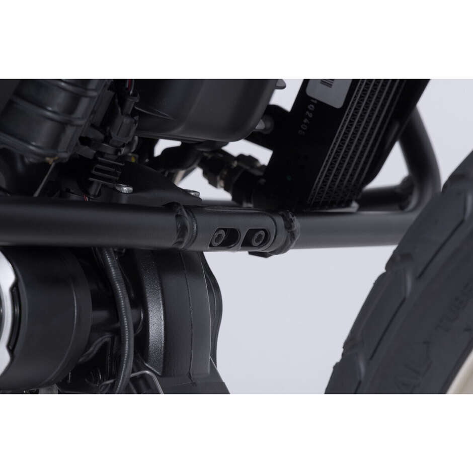 Barre de protection de moto Sw-Motech SBL.22.088.10001/B noire pour les modèles Ducati Scrambler (23-)