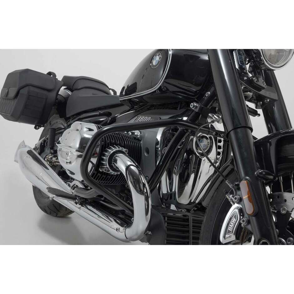 Barre de Protection Moteur Noir Sw-Motech SBL.07.909.10000/B BMW R18 (20-)