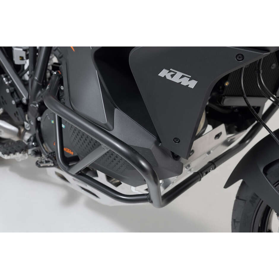 Barre de protection moteur noire Sw-Motech SBL.04.835.10001/B pour KTM 1290 Super Adventure (21-)