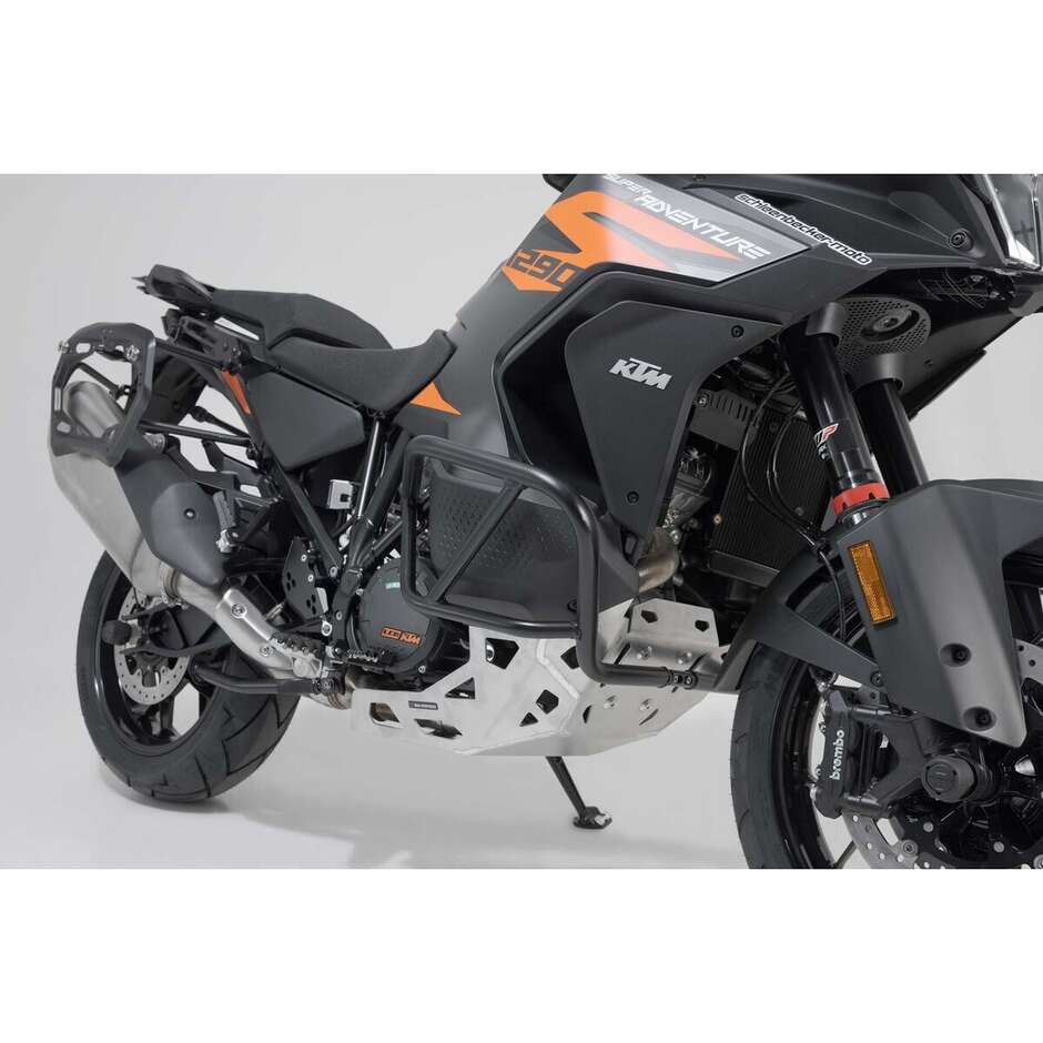 Barre de protection moteur noire Sw-Motech SBL.04.835.10001/B pour KTM 1290 Super Adventure (21-)
