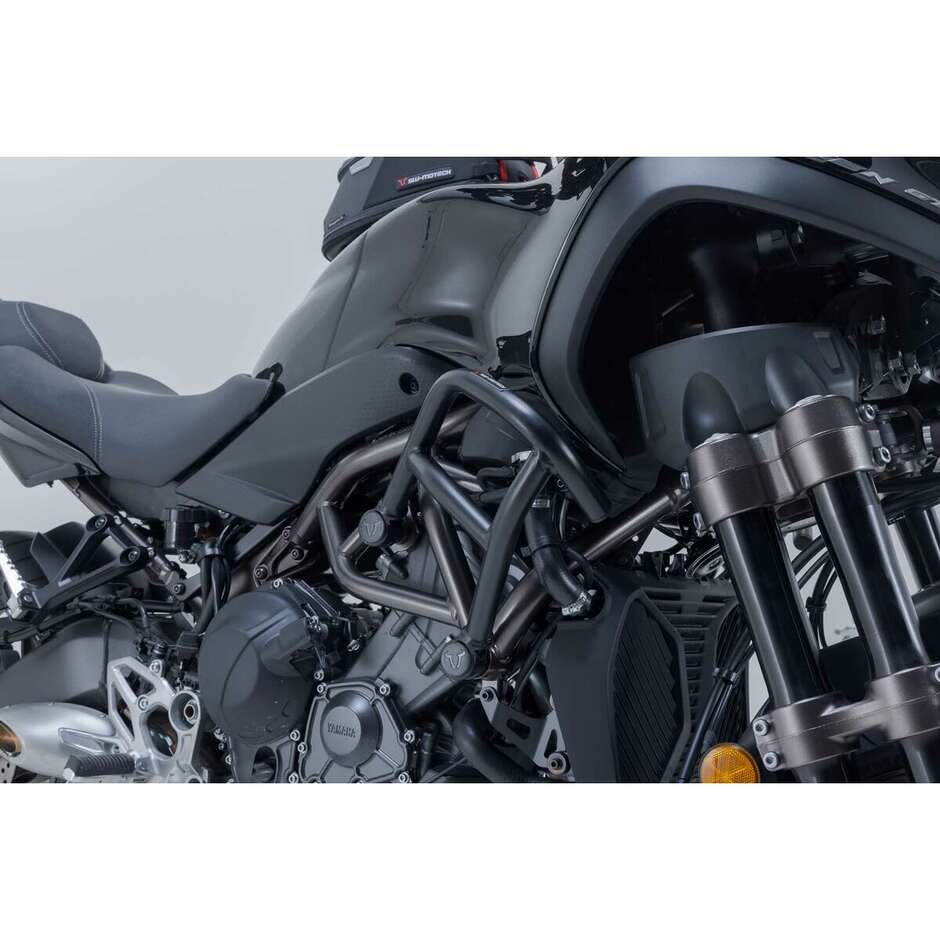 Barre de protection moteur noire Sw-Motech SBL.06.838.10000/B pour YAMAHA NikenGT (22-25)