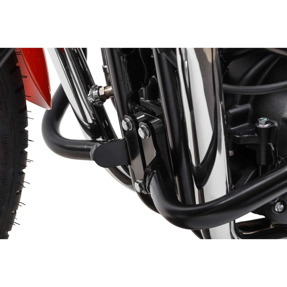 Barre de protection moteur noire Sw-Motech SBL.11.249.10000/B pour Triumph Thruxton, Bonneville (04-16)