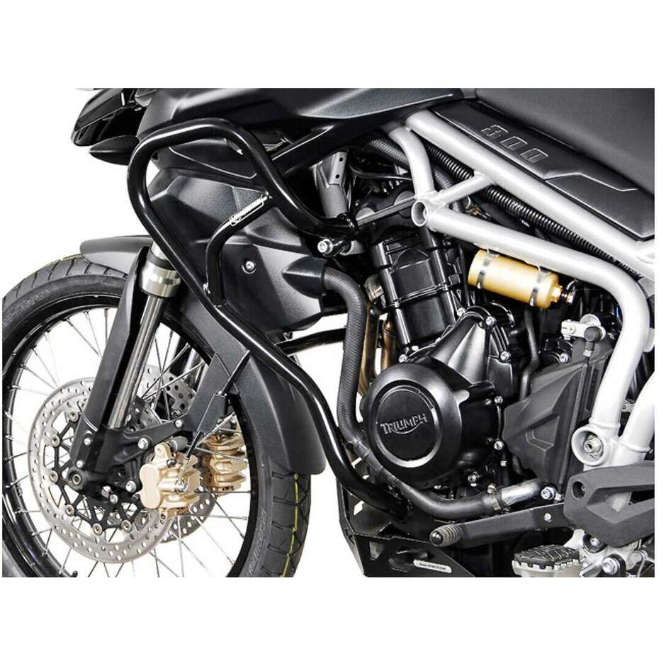 Barre de protection moteur noire Sw-Motech SBL.11.749.10000/B pour Triumph Tiger 800 / 800 XC (10-14)