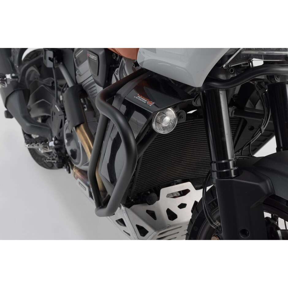 Barre de protection moteur noire Sw-Motech SBL.18.911.10000/B pour Harley-Davidson Pan America (21-24)