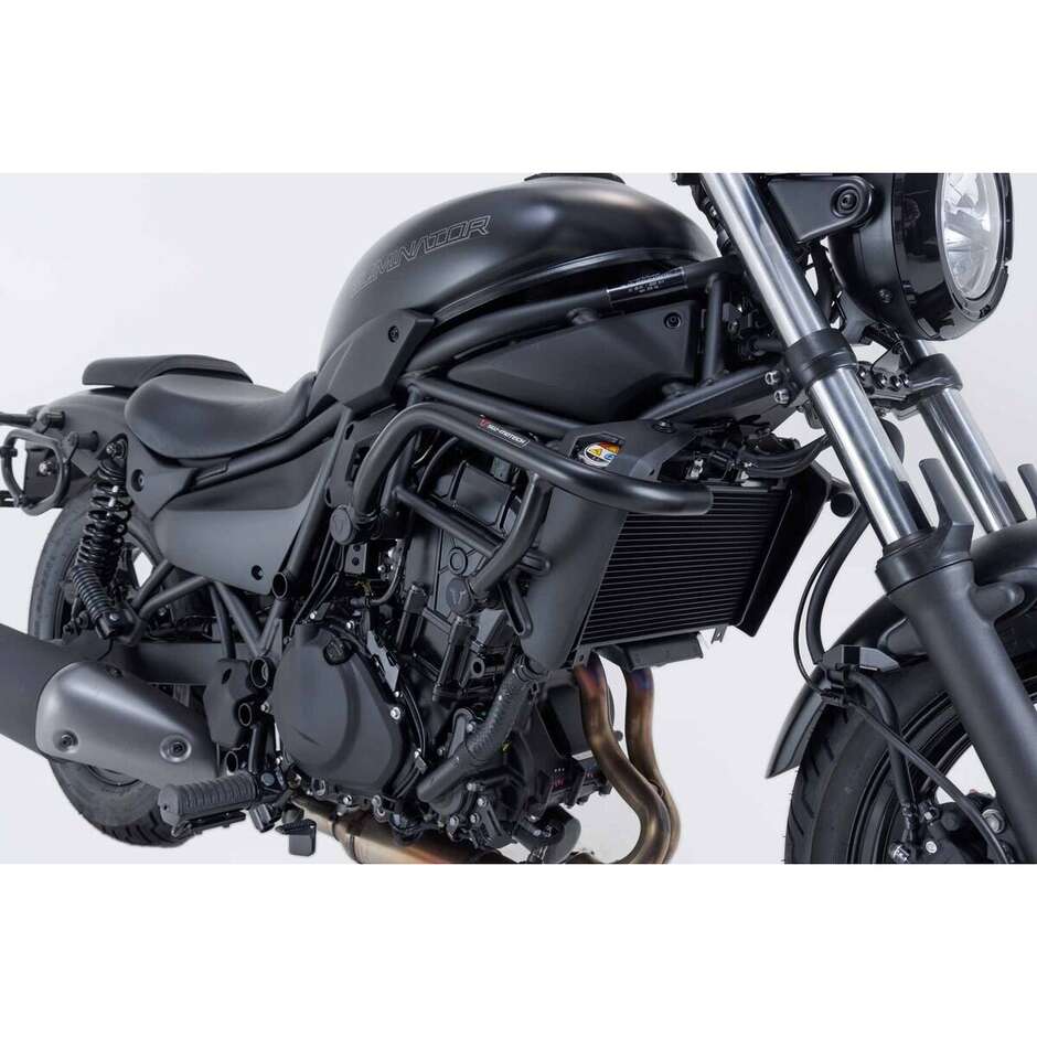 Barre de protection noire Sw-Motech SBL.08.604.10000/B pour Kawasaki Eliminator 500 (23-)