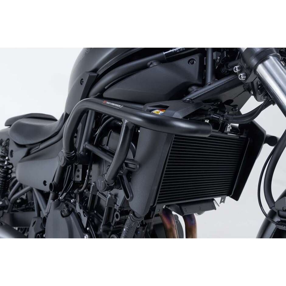 Barre de protection noire Sw-Motech SBL.08.604.10000/B pour Kawasaki Eliminator 500 (23-)