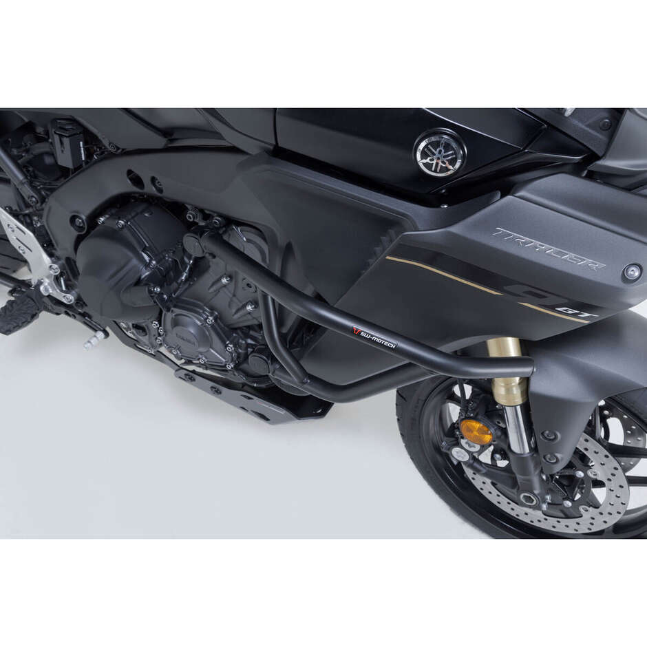 Barres de protection noires Sw-Motech SBL.06.597.10000/B pour moto Yamaha Tracer 9 GT / GT+ (24-)