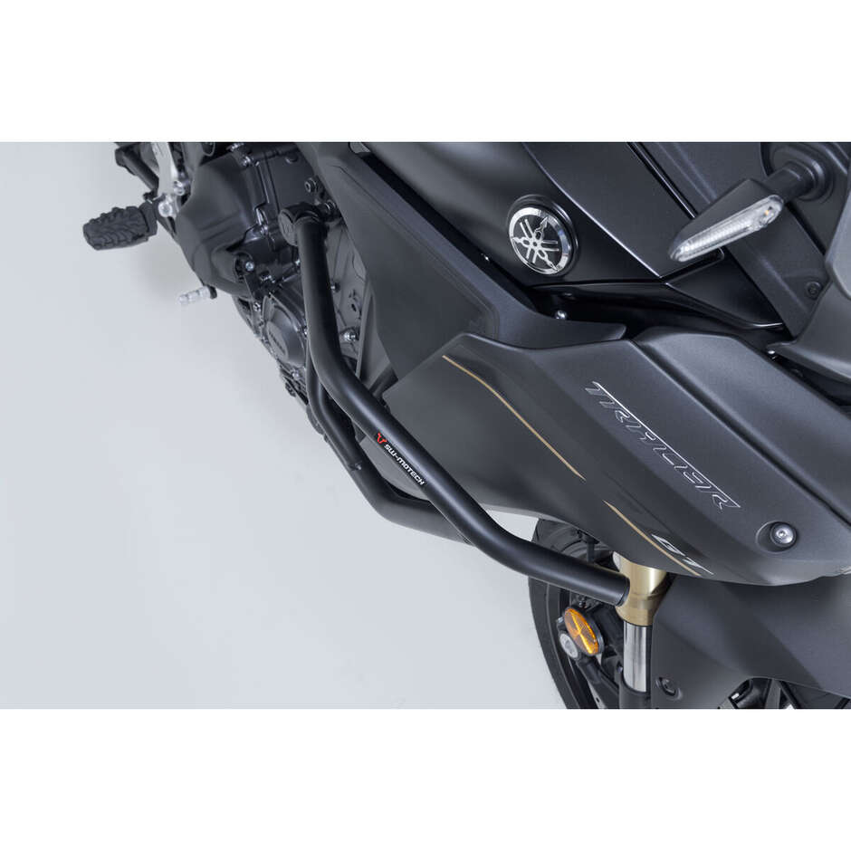 Barres de protection noires Sw-Motech SBL.06.597.10000/B pour moto Yamaha Tracer 9 GT / GT+ (24-)