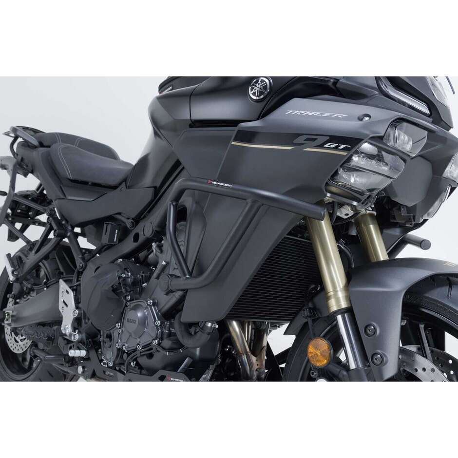 Barres de protection noires Sw-Motech SBL.06.597.10000/B pour moto Yamaha Tracer 9 GT / GT+ (24-)