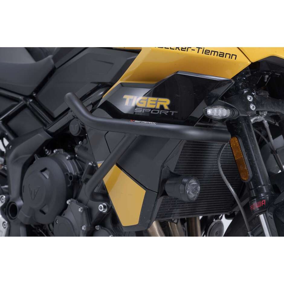 Barres de protection noires Sw-Motech SBL.11.025.10000/B pour moto Triumph Tiger 800 Sport (24-)