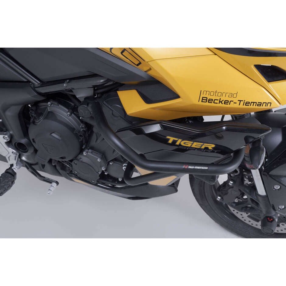 Barres de protection noires Sw-Motech SBL.11.025.10000/B pour moto Triumph Tiger 800 Sport (24-)