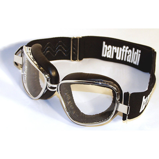 Baruffaldi goggles Moto INTE 259 Custom Vintage Leather Black