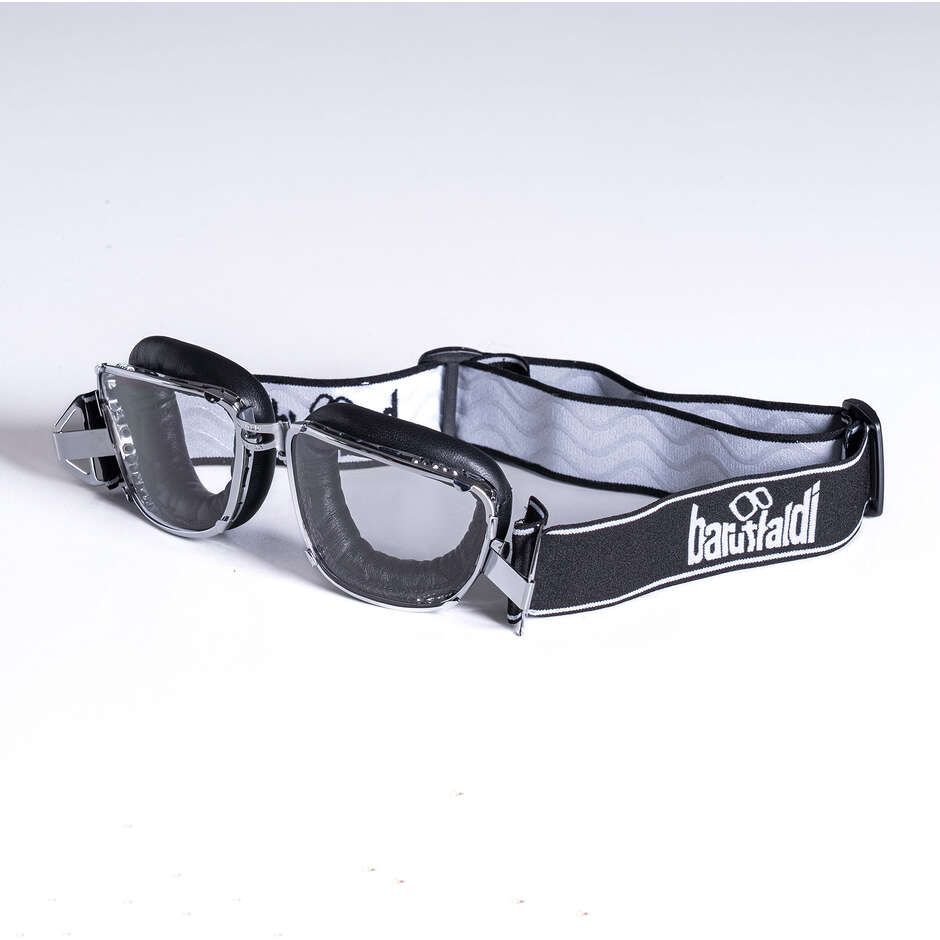 Baruffaldi goggles Moto INTE 259 Custom Vintage Leather Black
