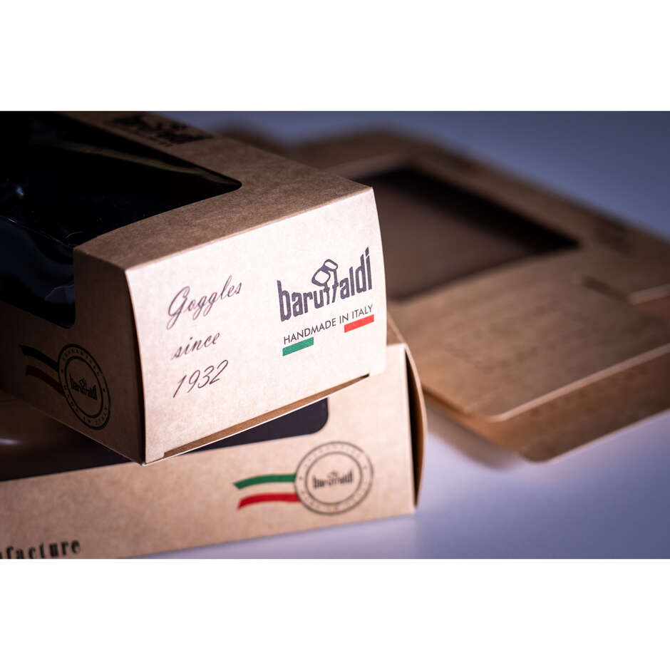 Baruffaldi goggles Moto INTE 259 Custom Vintage Leather Black