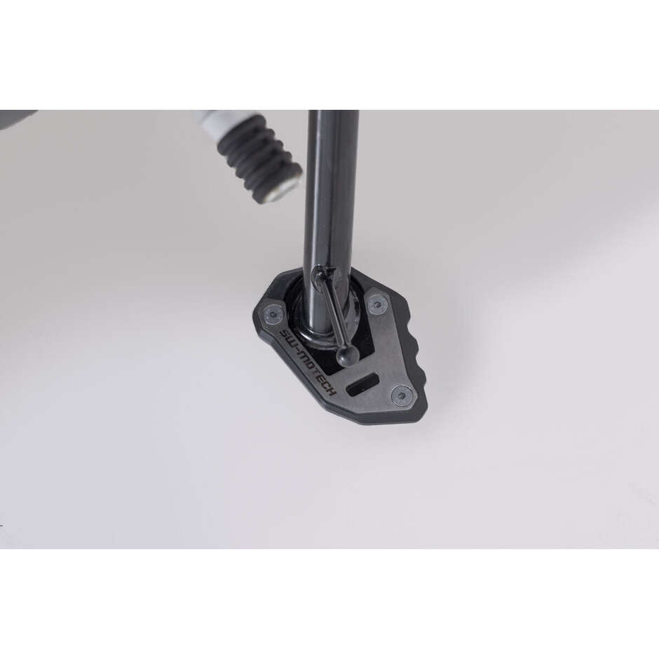 Base de béquille de moto noire/argentée SW-Motech STS.11.616.10000 pour Triumph Speed 400/Scrambler 400X