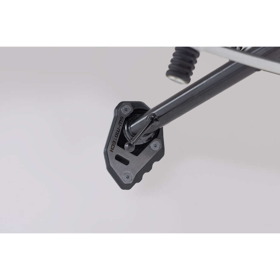 Base de béquille de moto noire/argentée SW-Motech STS.11.616.10000 pour Triumph Speed 400/Scrambler 400X