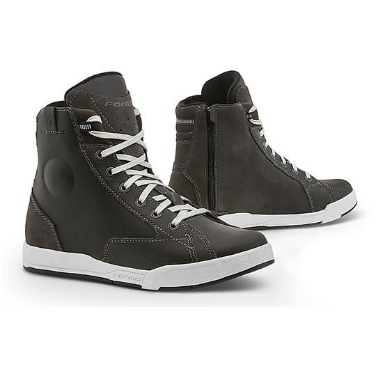 Baskets Chaussures Moto WP Certificate Forma LOUNGE Gris Blanc