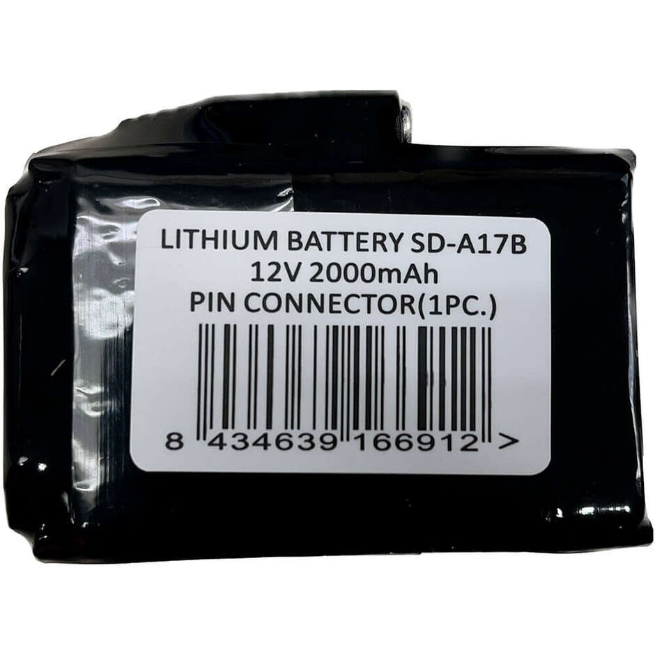 Batteria al Litio Seventy SD-A17B Per Guanti SD-T39 e SD-T41 per Connettore Jack