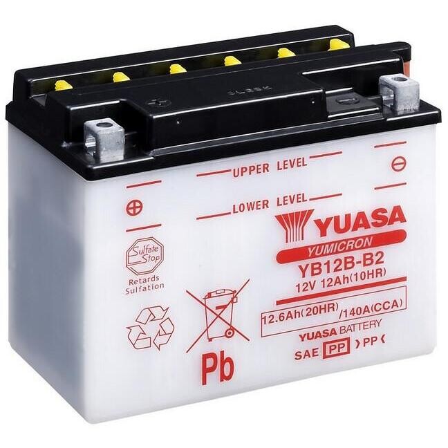 Batteria Moto yb12b-b2 12v/12ah taglia unica