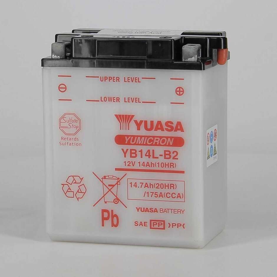 Batteria Moto Yuasa yb14l-b2  12v/14ah