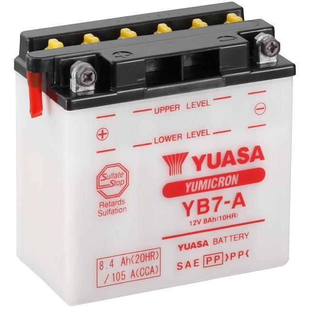 Batteria Moto yb7-a 12v/8ah taglia unica