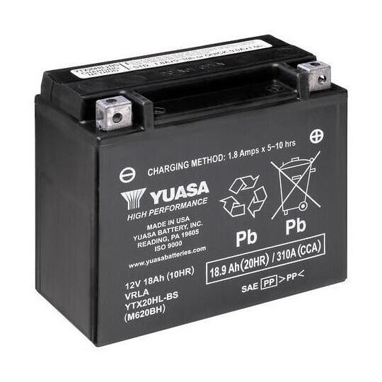 Batterie Versiegelt Yuasa YTX14AHL-BS 12 V 12 Ah 210 Cca