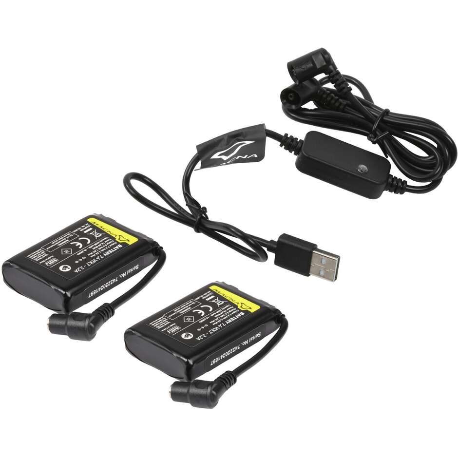 Batterie + chargeur USB Macna 7,4V 2 2A K-BAT-LI-7.4V-2.2 8,4V 1200mA double USB (600mA chacun)