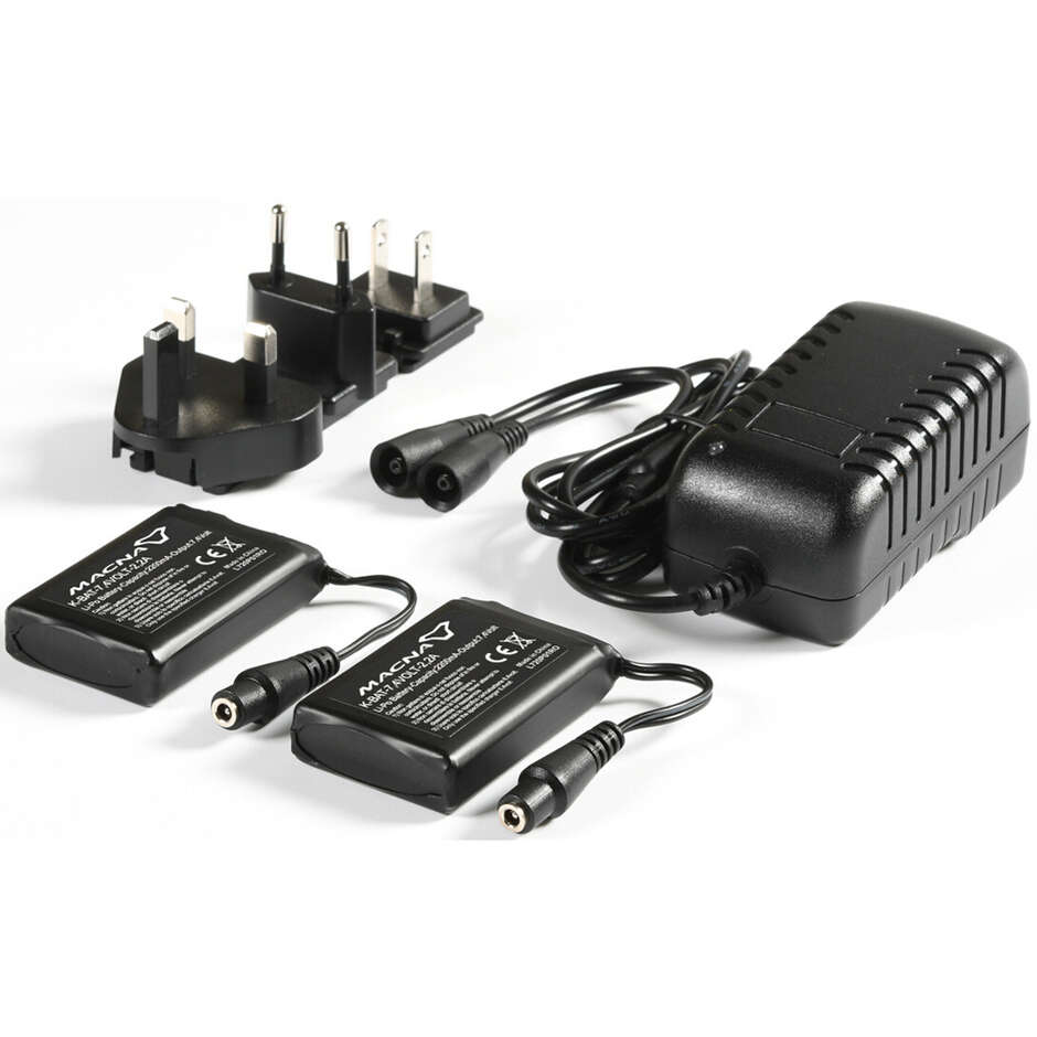 Battery 7.4V / 2.2A + Charger Macna K-KIT-BAT-74V-2A - (For Macna Gloves and Socks)