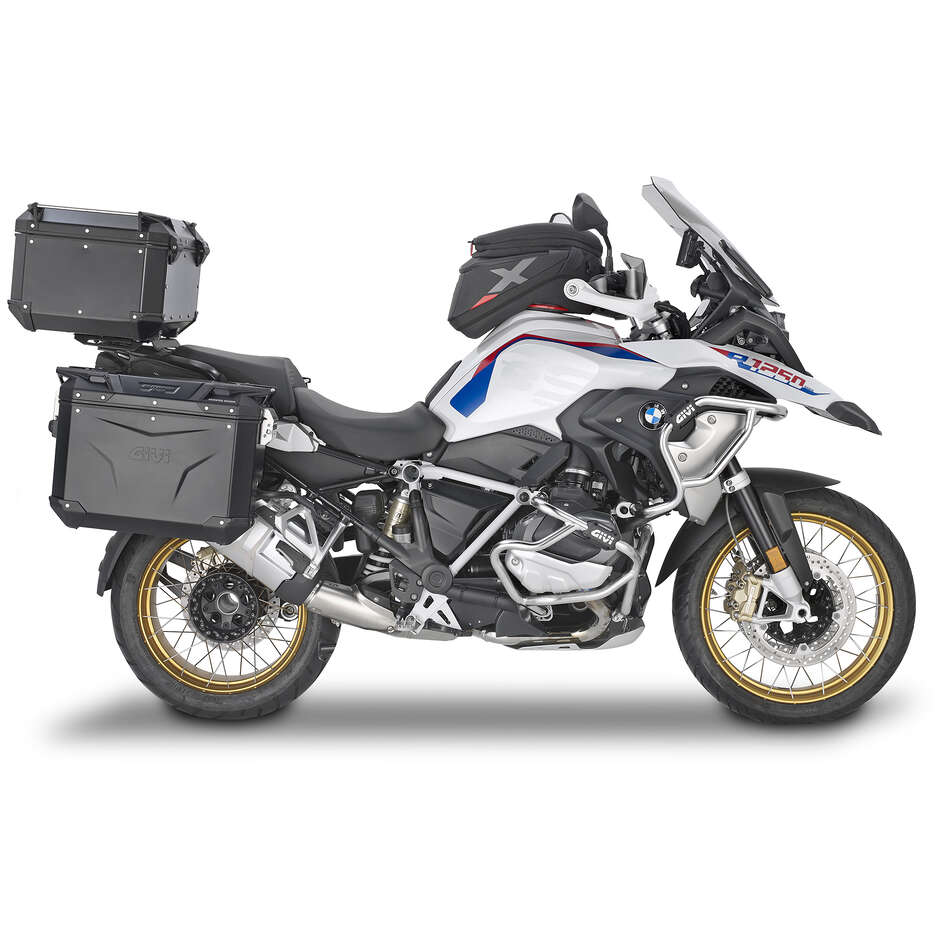 Bauletto Moto Monokey Givi OBK58 TREKKER OUTBACK EVO Allumino Nero 58 Litri