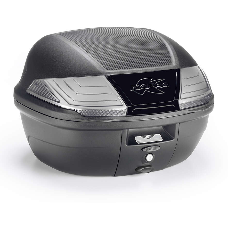 Bauletto Moto Scooter MONOLOCK Kappa K400 40 LT. Nero Catadiottri Fumè