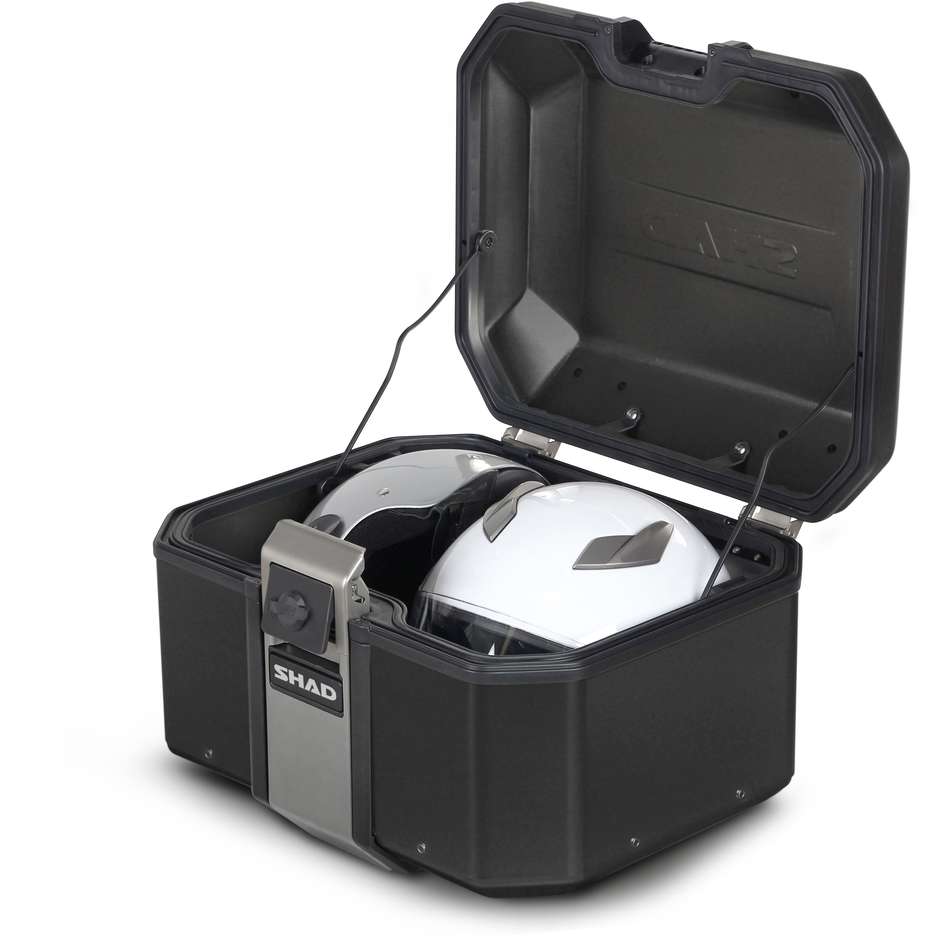 Bauletto Moto Top Case In Alluminio Shad Terra TR48 Black Edition