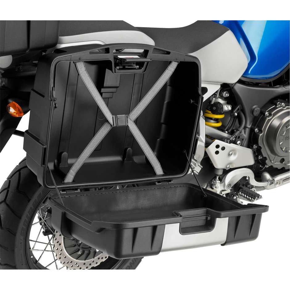 Bauletto Moto Top Case  Kappa KGR46 46 Litri Nero Alluminio - MONOKEY