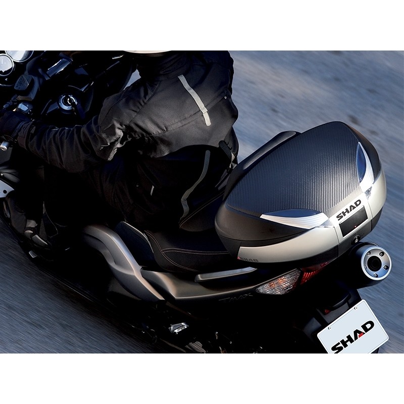 Bauletto Moto Top Case Shad SH48 New Titanium 48 Litri Nero Titanio