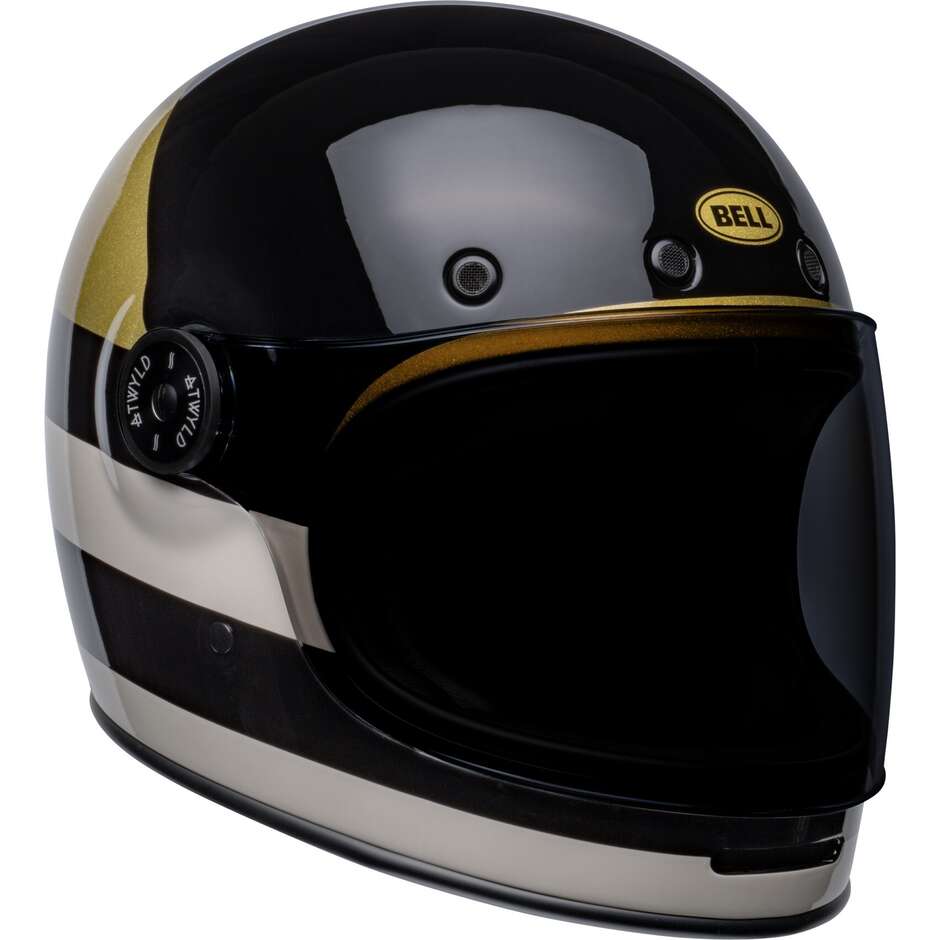 Bell BULLIT ATWYLD Custom Integral Motorcycle Helmet Black Gold