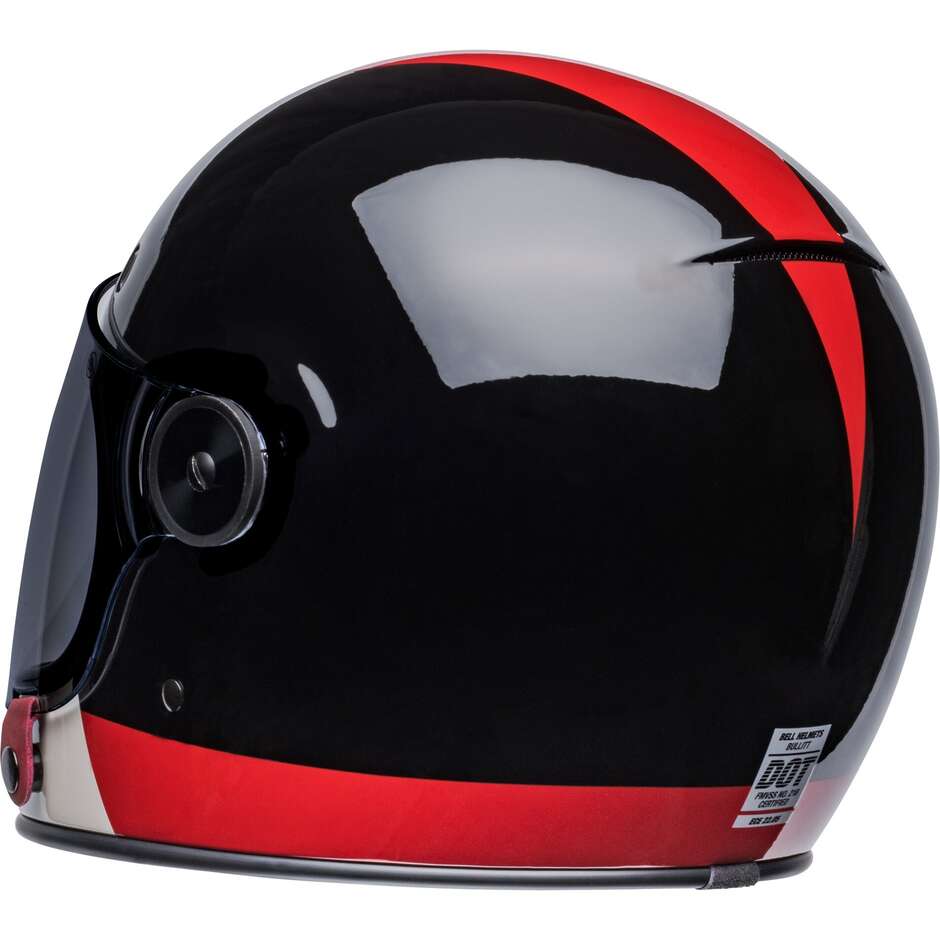 Bell BULLIT BLAZON Custom Integral Motorcycle Helmet Black Burgundy