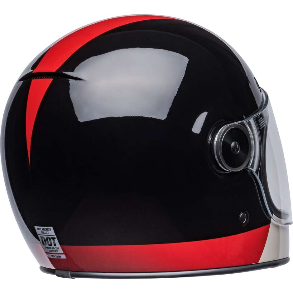 Bell BULLIT BLAZON Custom Integral Motorcycle Helmet Black Burgundy