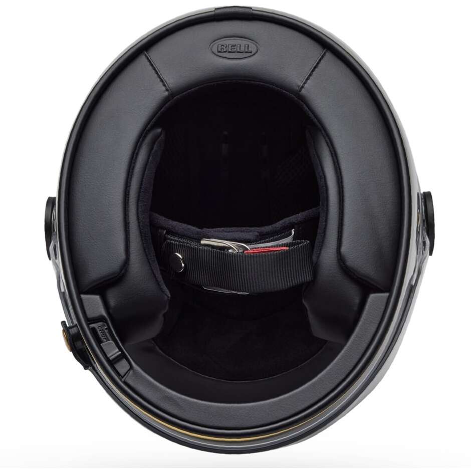 Bell Bullitt GT Carbon Custom Full Face Motorcycle Helmet, Matte Black