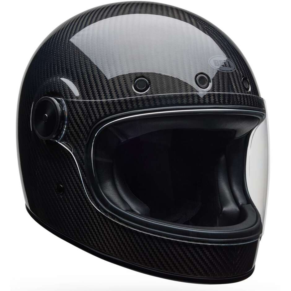 Bell Bullitt GT Carbon Custom Integralhelm für Motorradfahrer, Schwarz glänzend