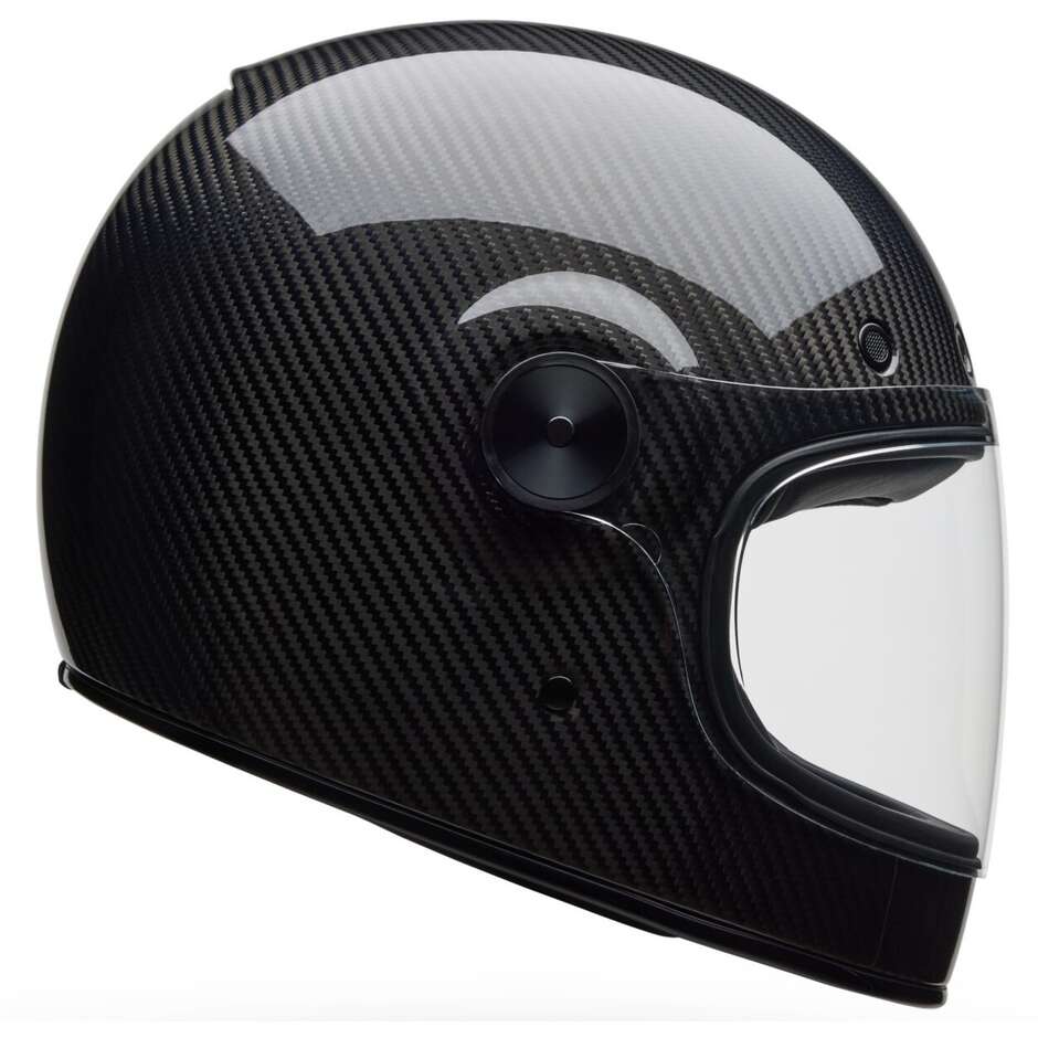 Bell Bullitt GT Carbon Custom Integralhelm für Motorradfahrer, Schwarz glänzend