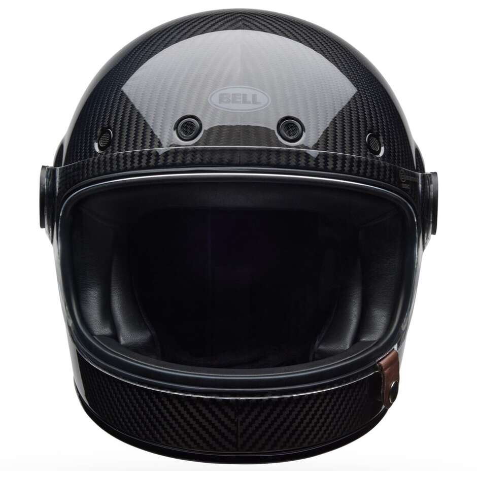 Bell Bullitt GT Carbon Custom Integralhelm für Motorradfahrer, Schwarz glänzend