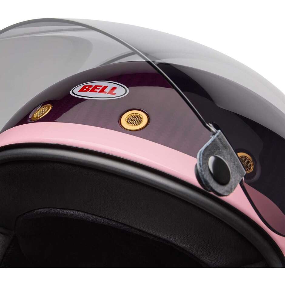 Bell BULLITT GT CARBON LANE Motorcycle Helmet Pink Pink